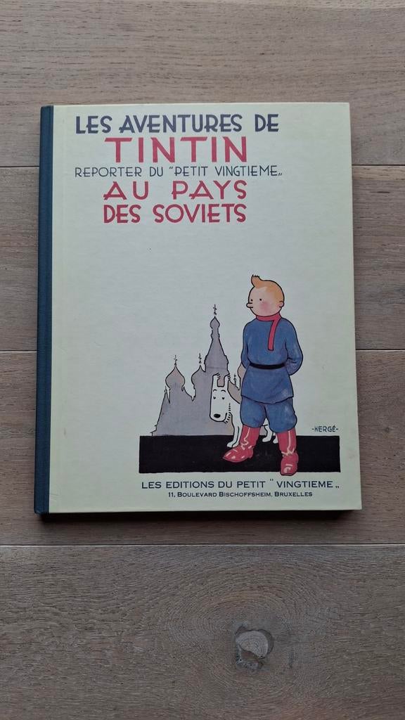 Les Aventures De Tintin Au Pays Des Soviets édition 1981, Boeken, Eén stripboek, Ophalen of Verzenden, Zo goed als nieuw, Hergé.