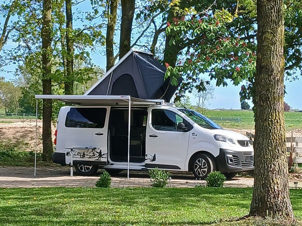 Peugeot E-Expert buscamper 75kwh, Bedrijf, Luifel, Koelkast