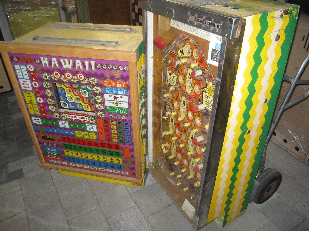 Lot mechanische Bally bingo games, Collections, Autres monnaies, Enlèvement, Utilisé