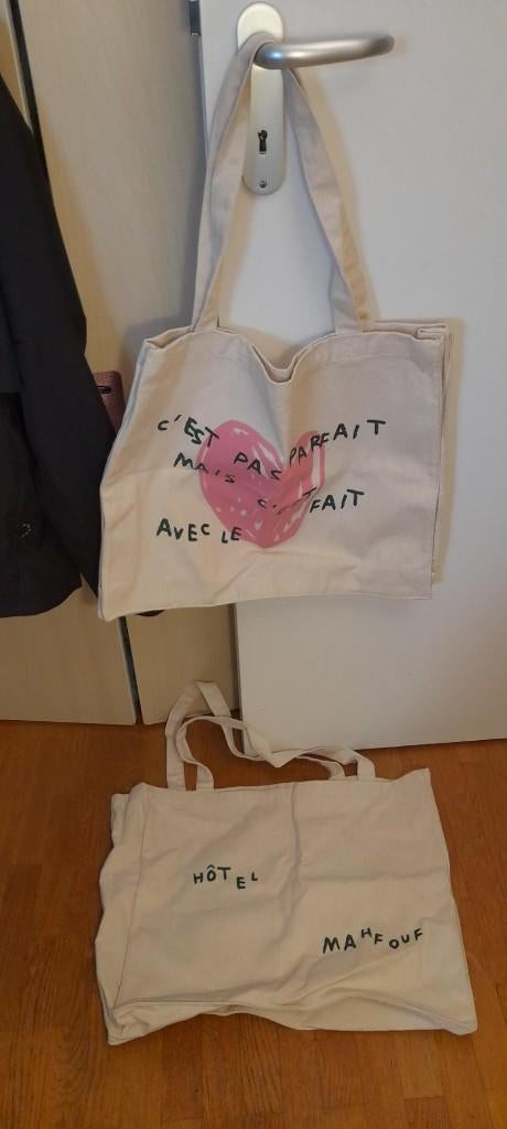 SAC LENA SITUATIONS, Handtassen en Accessoires, Tassen | Damestassen, Ophalen, Zo goed als nieuw, Beige, Shopper