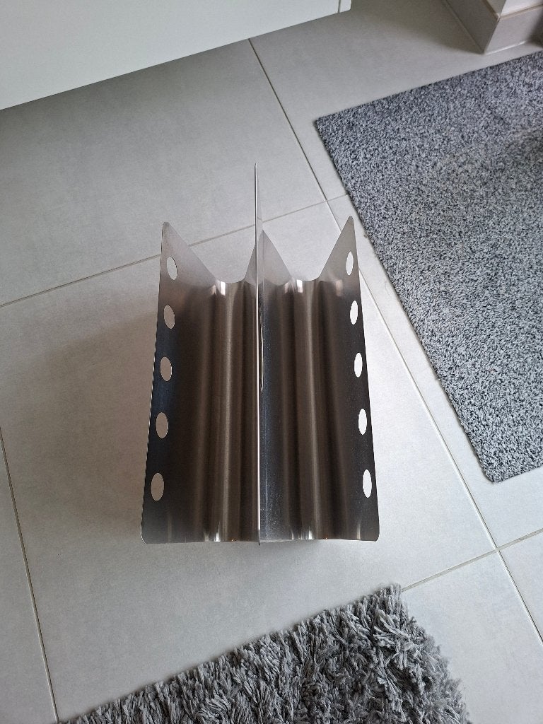 Krantenhouder inox " blomus", Plusieurs compartiments, Métal, Porte-revues, Comme neuf