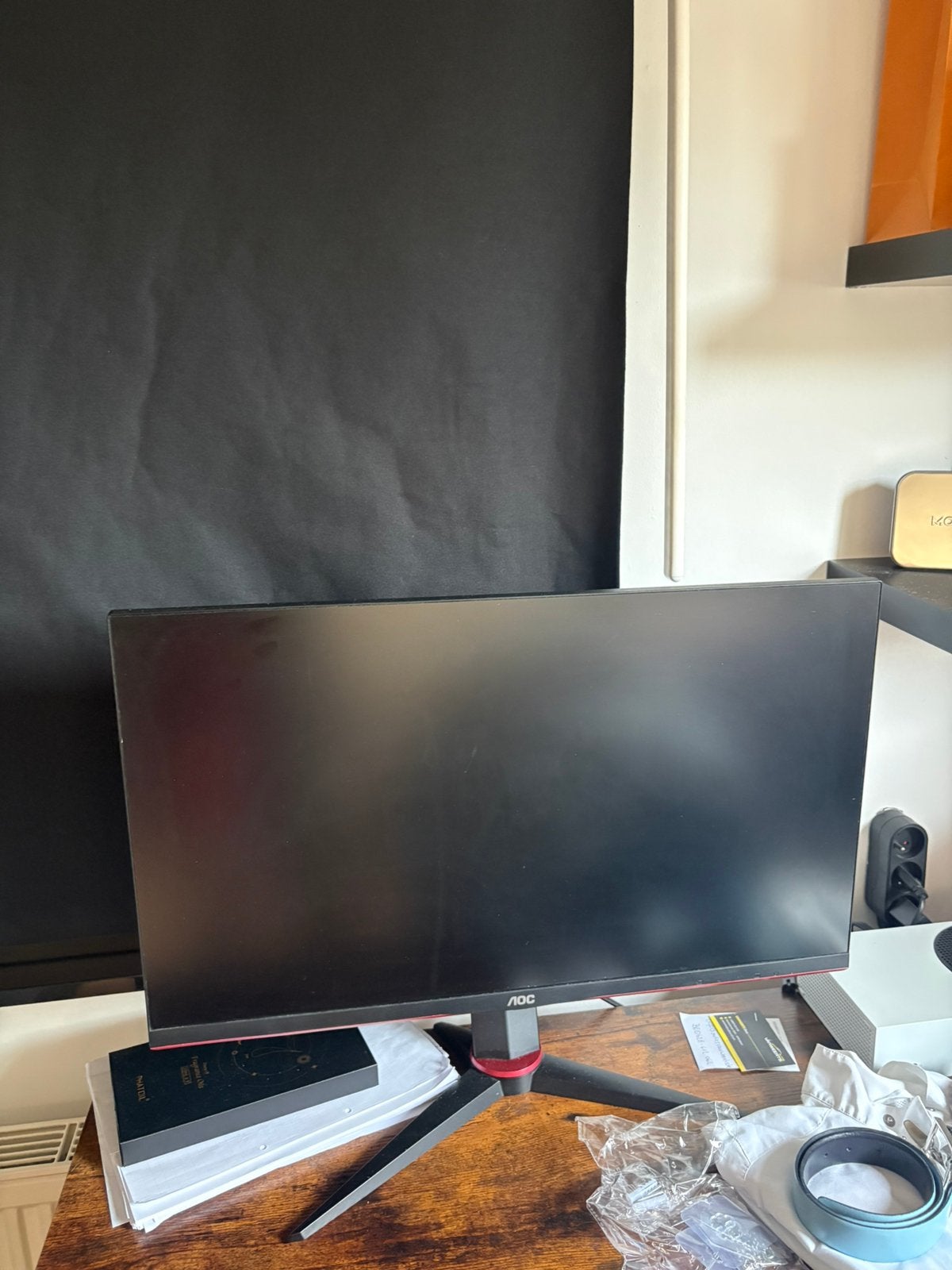 Aoc monitor 27inch, Computers en Software, Ingebouwde speakers, 101 t/m 150 Hz, Minder dan 1 ms, Zo goed als nieuw