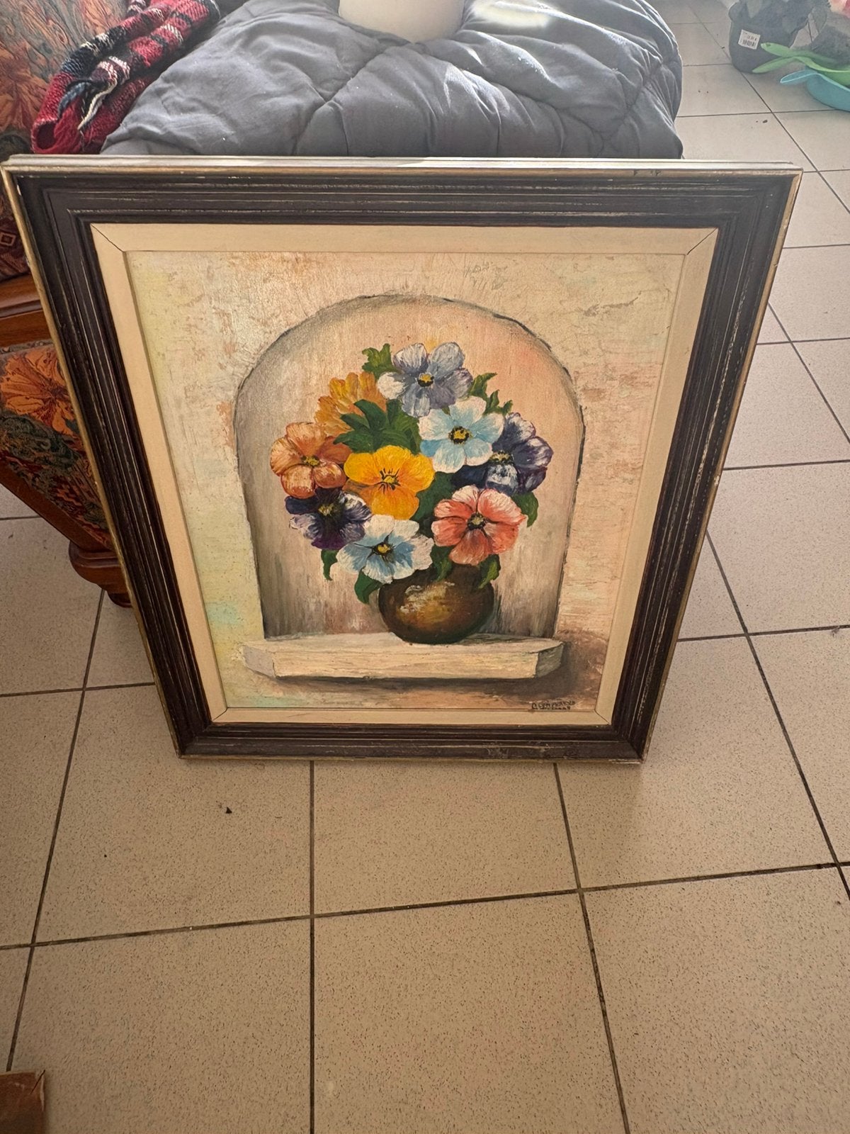 Tafel, Antiek en Kunst, Kunst | Schilderijen | Klassiek, Ophalen, Vintage