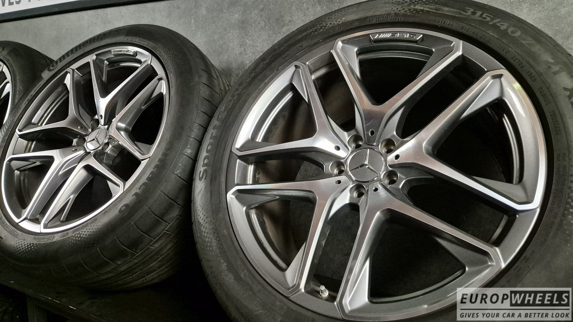 21 inch Mercedes GLE GLS W167 AMG velgen zomerbanden, Auto-onderdelen, Banden en Velgen, Gebruikt, -, 275 mm, -