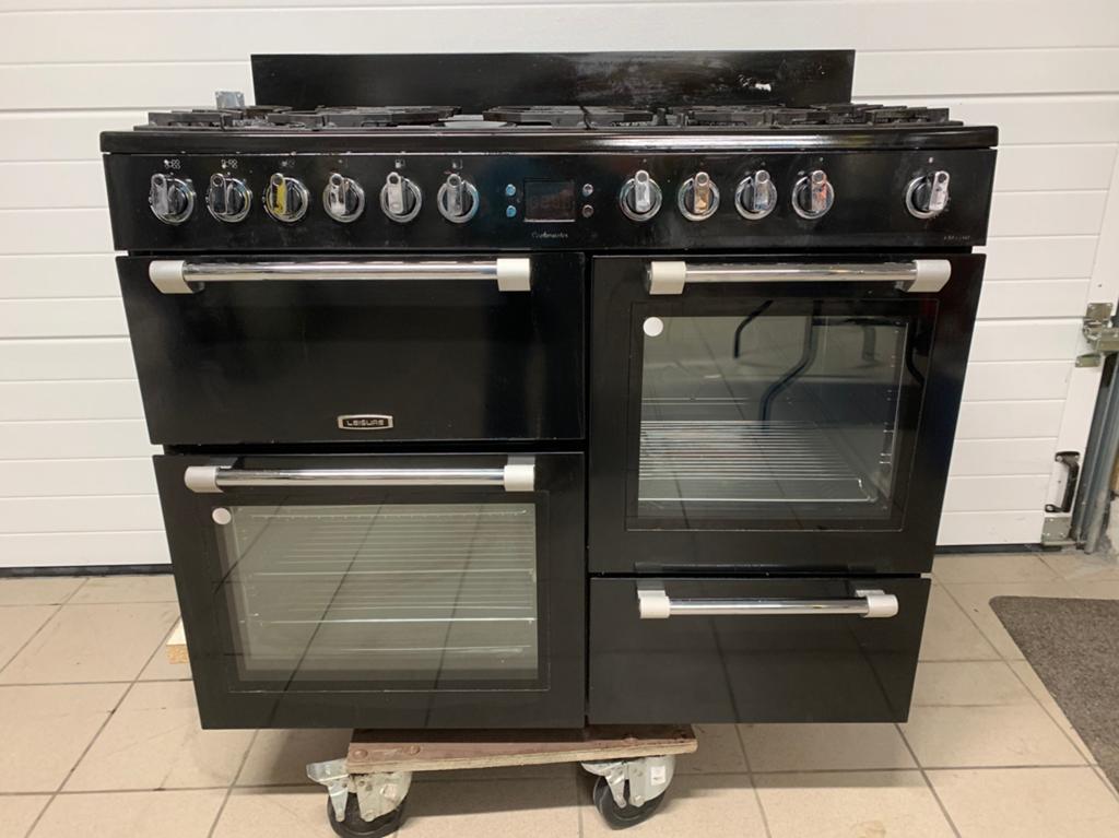 Gasfornuis Leisure met 3 ovens, Elektronische apparatuur, Fornuizen, Ophalen, Gebruikt, 60 cm of meer, Energieklasse A of zuiniger