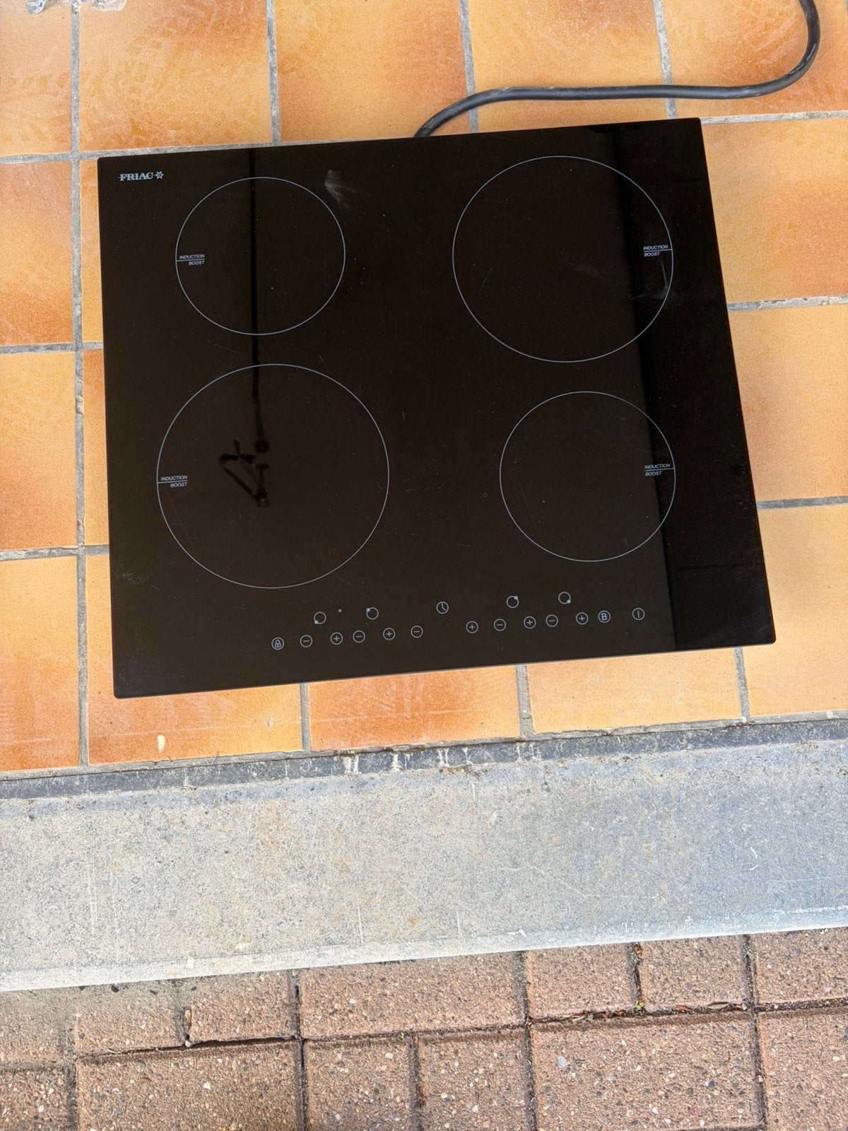 Inductie kookplaat Friac, Electroménager, Enlèvement, Comme neuf, Induction, 4 zones de cuisson