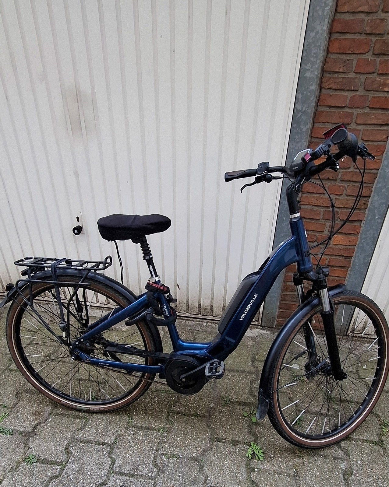 Elektrische fiets te koop merk vélo de ville.
middenmotor Bo, Ophalen, Zo goed als nieuw, 50 km per accu of meer, Overige merken
