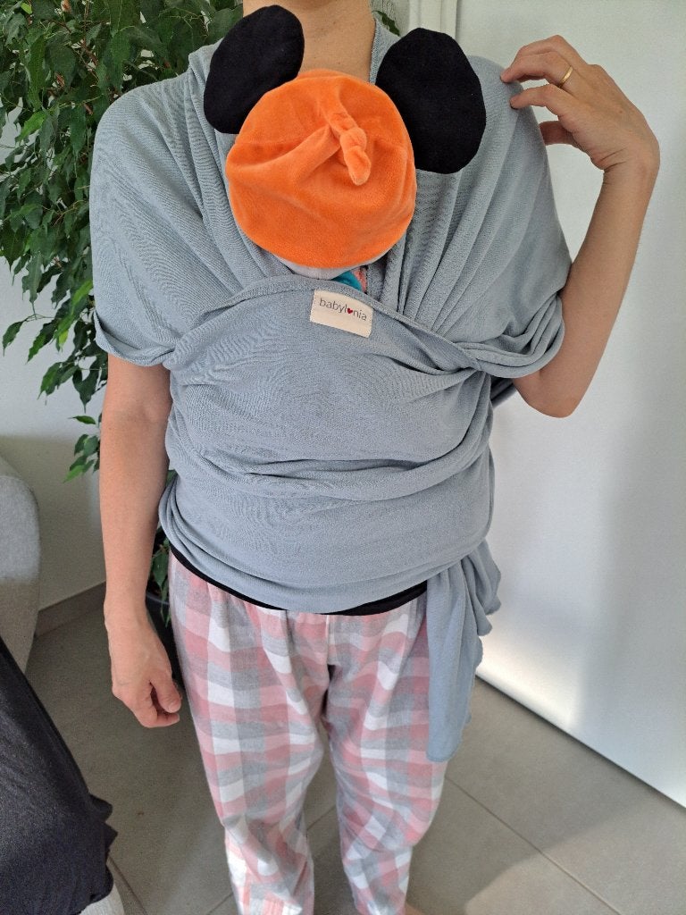 Draagdoek voor baby's - Babylonia, Overige merken, Draagdoek, Gebruikt, Buik of Rug
