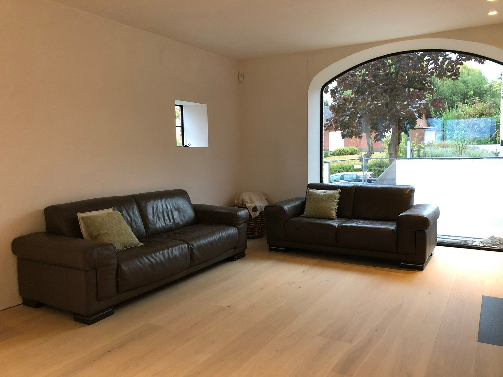 Zetel Natuzzi Leder, Huis en Inrichting, Ophalen, Gebruikt, Leer