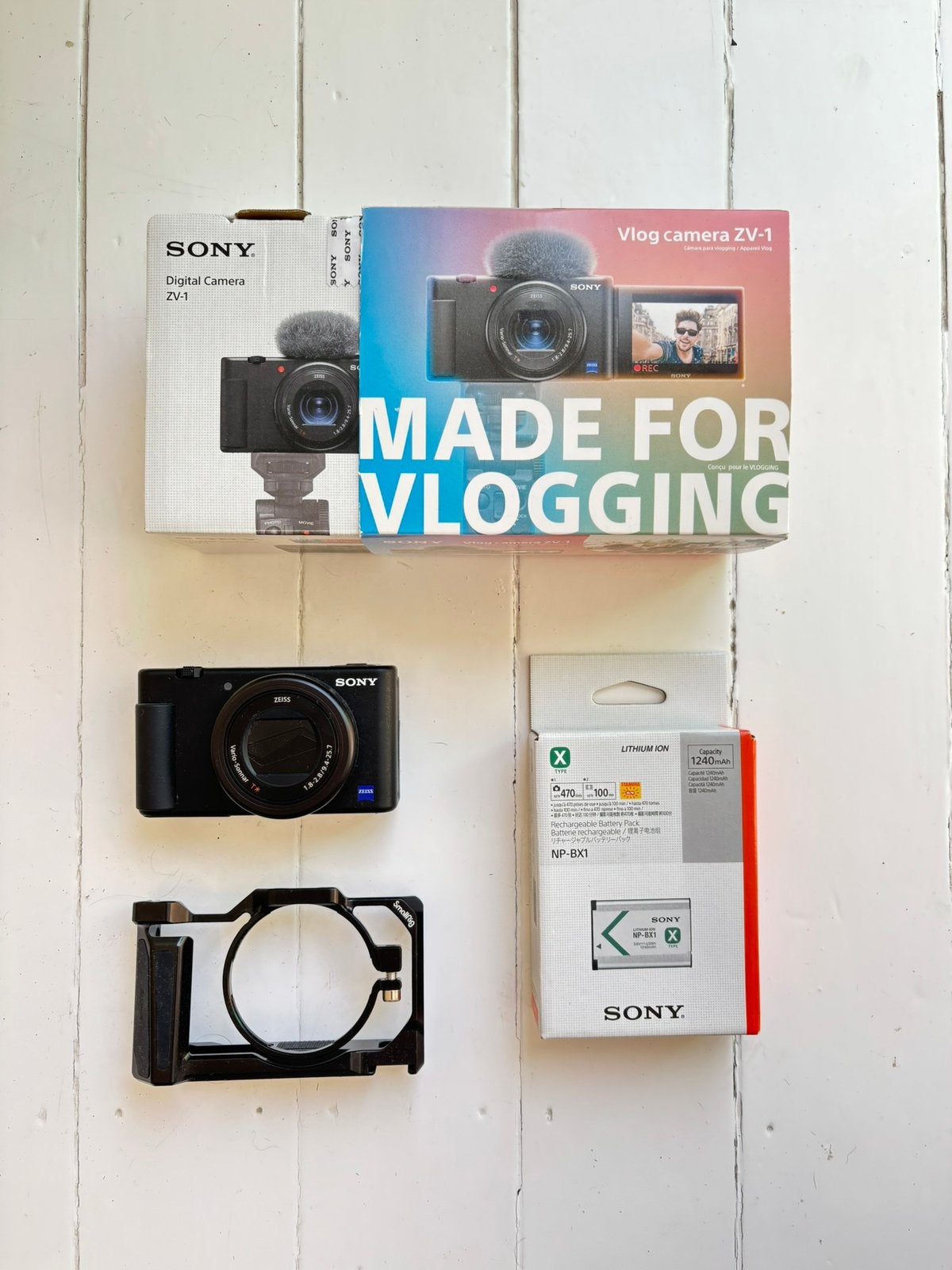 Sony ZV1 vlogcamera, Audio, Tv en Foto, Ophalen of Verzenden, Zo goed als nieuw, Sony