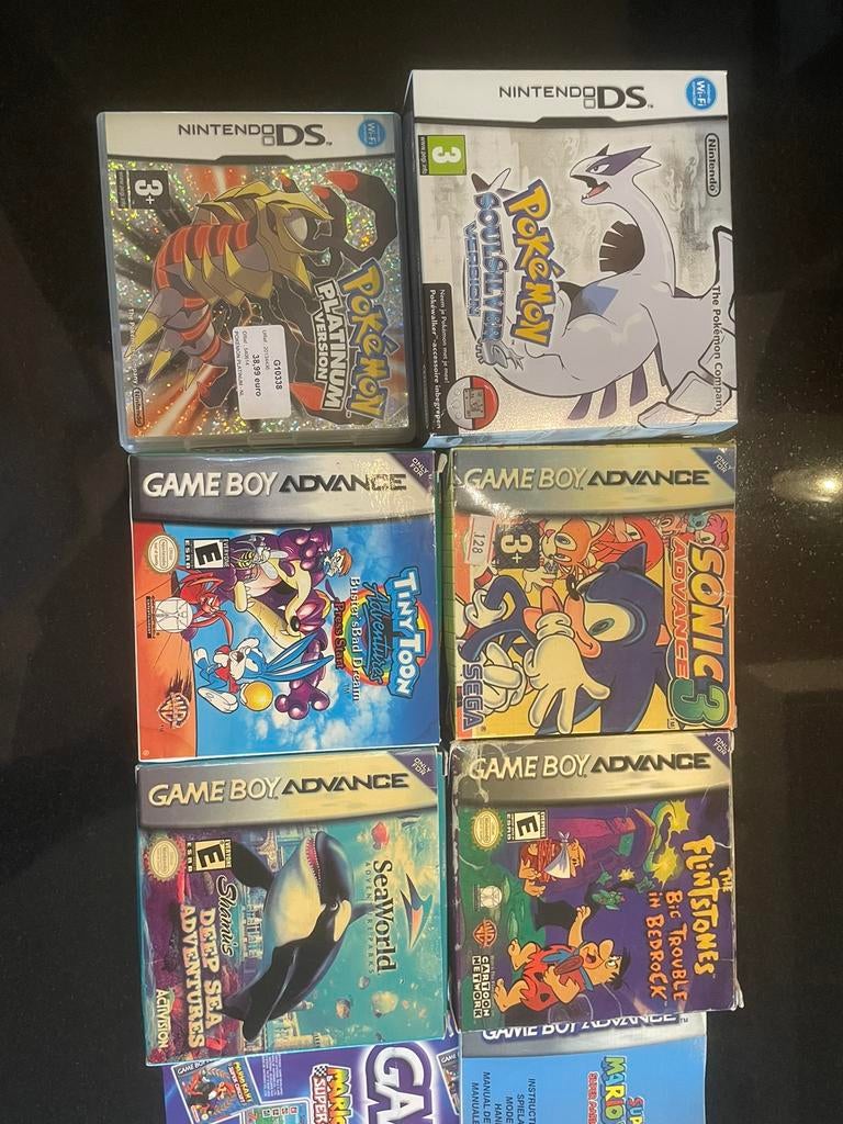 Collectie Game Boy Advance & Nintendo DS games -Pokémon, Enlèvement, Comme neuf