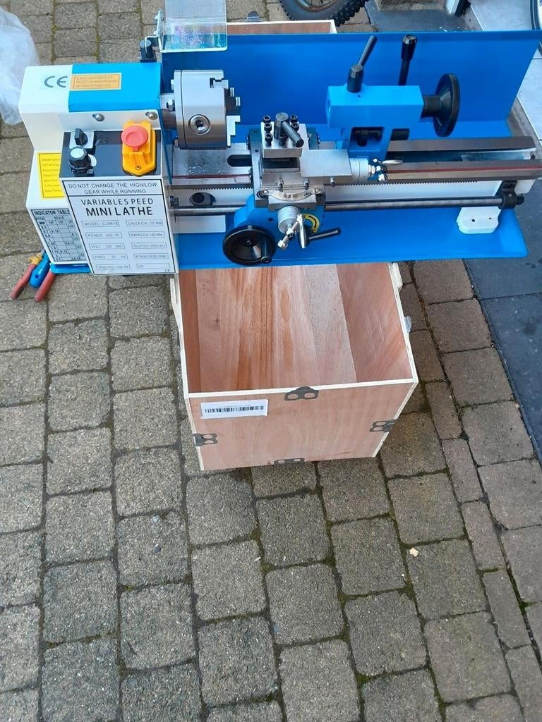 Metaal draaibank nieuw tafelmodel, Enlèvement