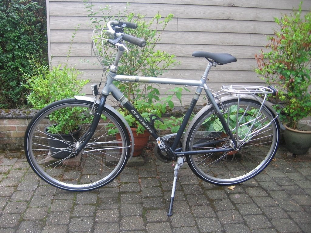 28 inch alu gazelle herenfiets 8 versnellingen kader 56, Ophalen, Gebruikt, Velgrem, Versnellingen