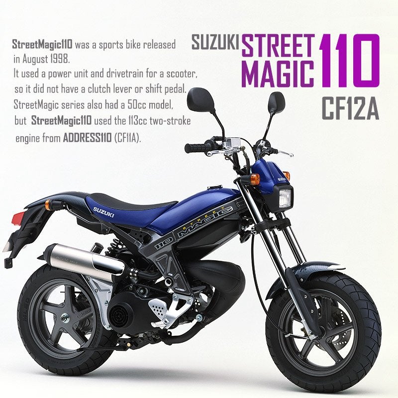 Suzuki Street Magic TR110, Overige merken, Ophalen of Verzenden, Klasse B (45 km/u), 110 cc