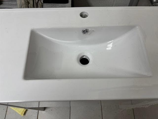 Wastafel elegance 80x40 nieuw, Ophalen of Verzenden, Nieuw, Wastafel