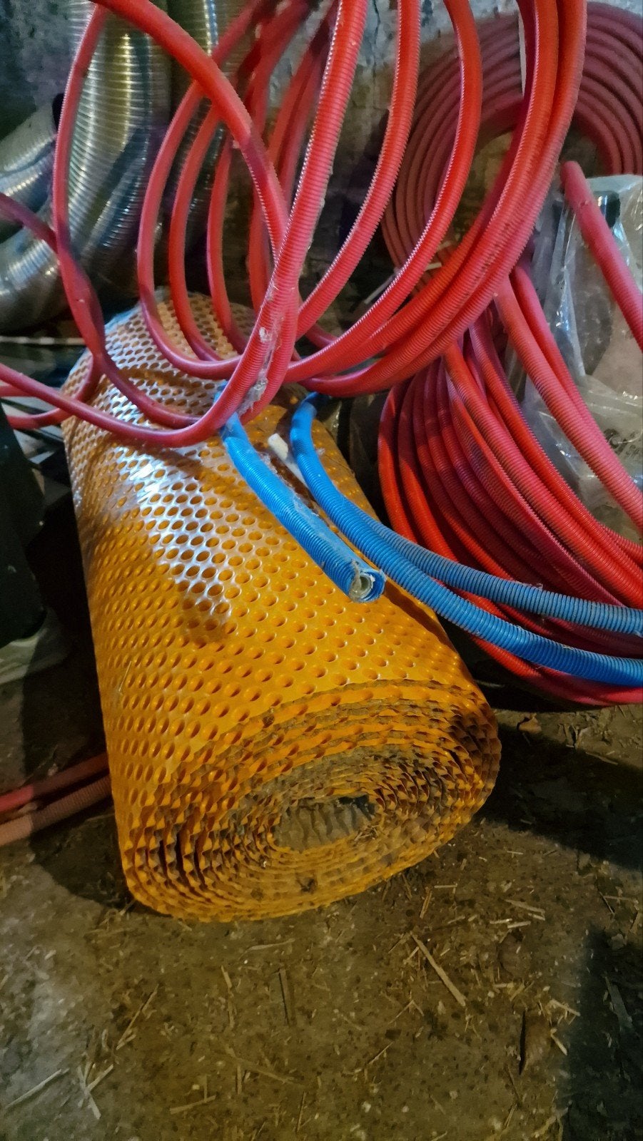 Ontkoppelingsmat voor buiten, Ophalen