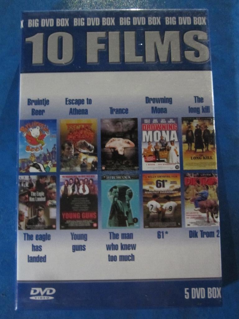 Big DVD Box (10 films op 5 DVD), Vanaf 16 jaar, Ophalen of Verzenden, Zo goed als nieuw, Boxset
