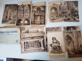 poch.15 cartes 1930/40 église St Jacques le Mineur Liège TBE, Collections, Enlèvement ou Envoi, 1920 à 1940, Non affranchie, Liège