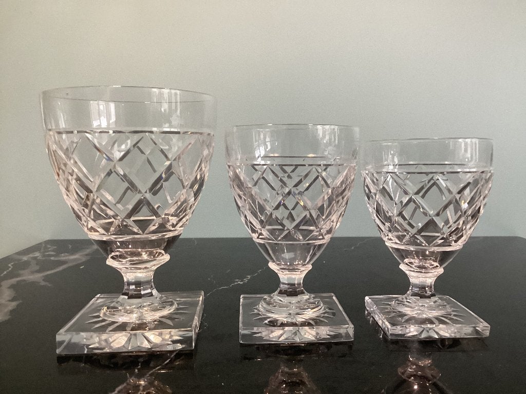 Verres Gondole du Val Saint Lambert. VSL090/AEA., Antiquités & Art, Enlèvement