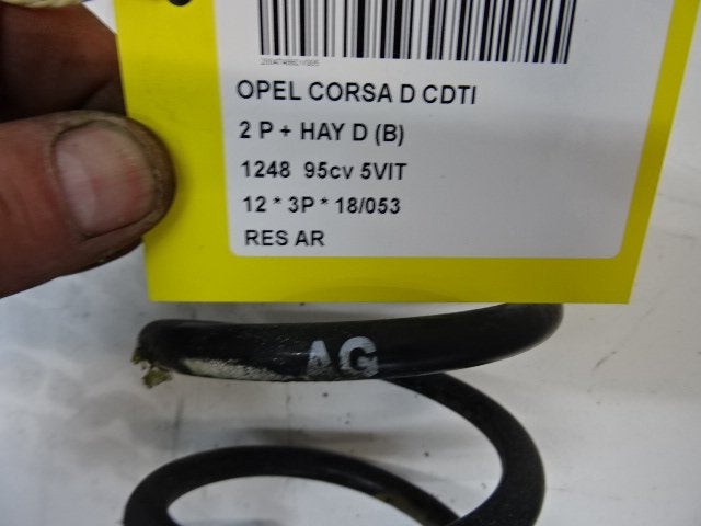 RESSORT DE SUSPENSION ARRIERE Opel Corsa D (01-2006/12-2014), Autos : Pièces & Accessoires, Suspension & Châssis, Opel, Utilisé
