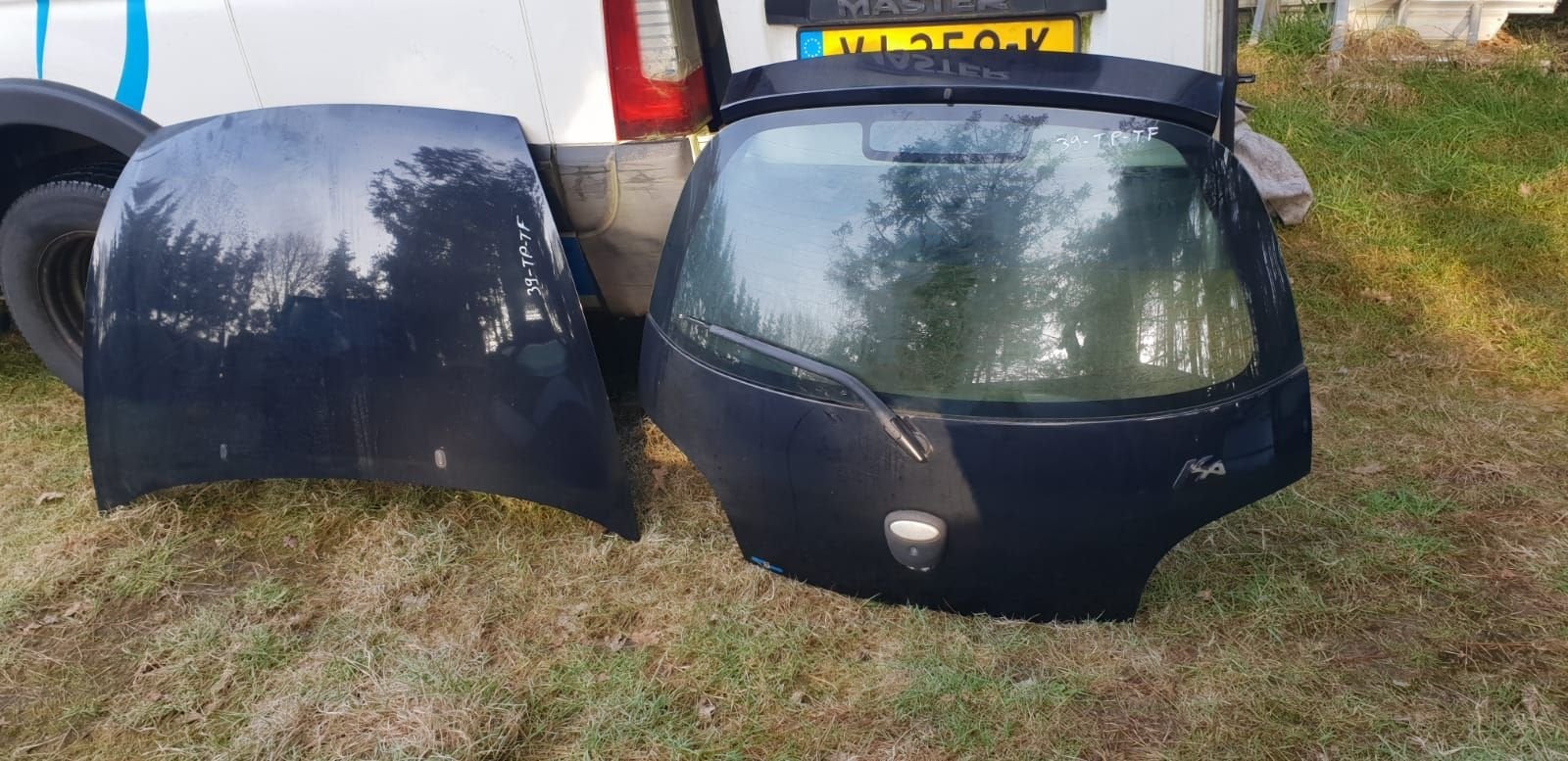 FORD KA MOTORKAP +ACHTERKLEP BJ 97 TOT 2007, Gebruikt, -, -, Ophalen of Verzenden
