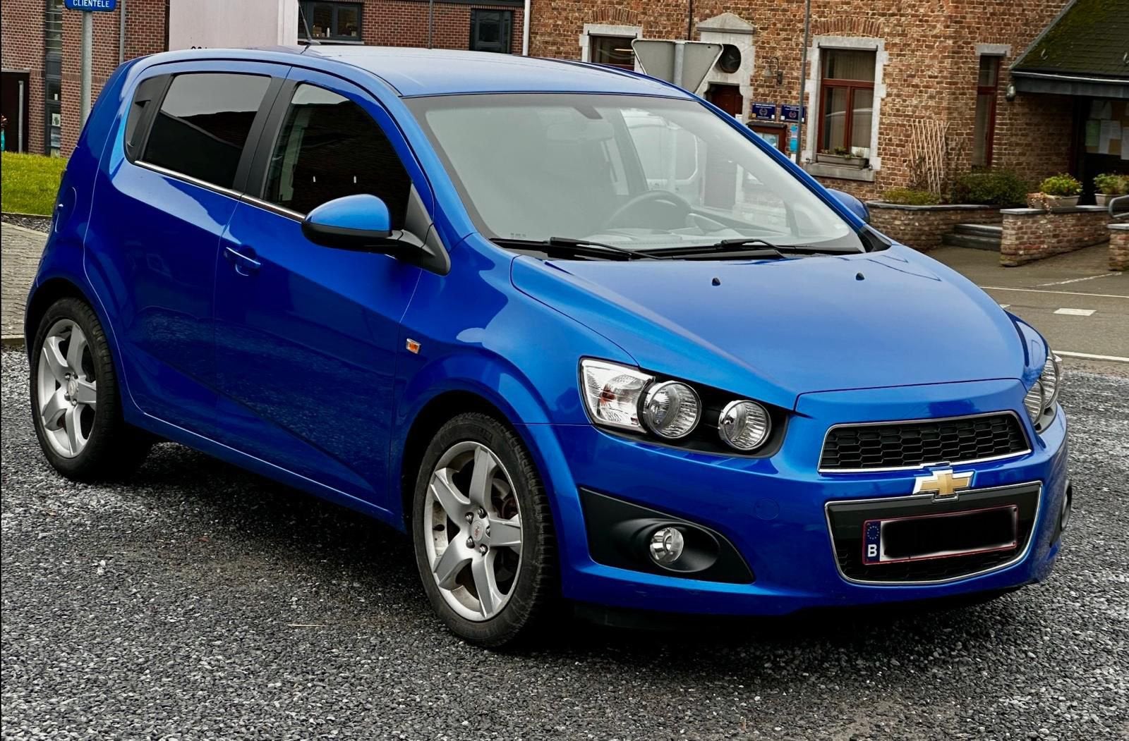 Chevrolet Aveo 1.3CDTI - 12/2012 - Euro 5 - 100.000 km, Auto's, Chevrolet, Voorwielaandrijving, Aveo, 4 cilinders, Blauw