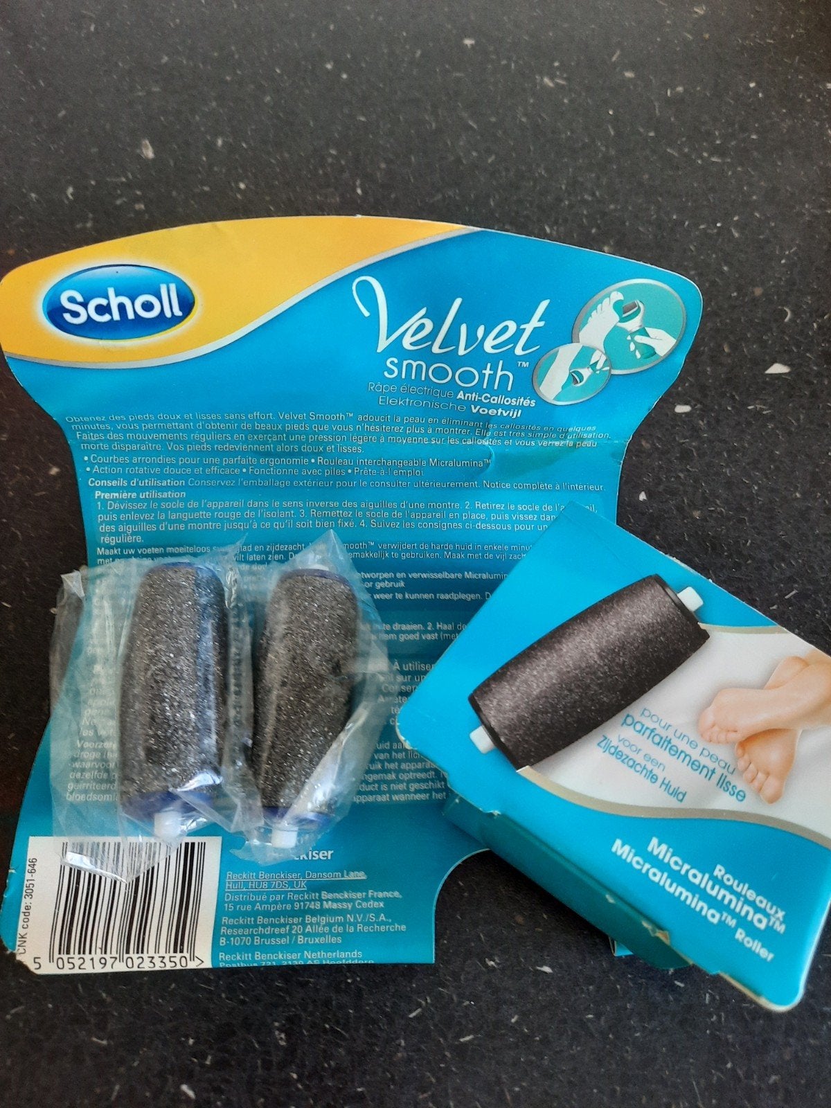 Nieuwe rolletjes voor een schol toestel, Enlèvement