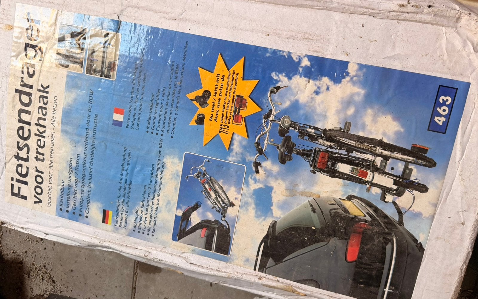 Fietsendrager voor trekhaak, Fietsen en Brommers, Ophalen, Zo goed als nieuw