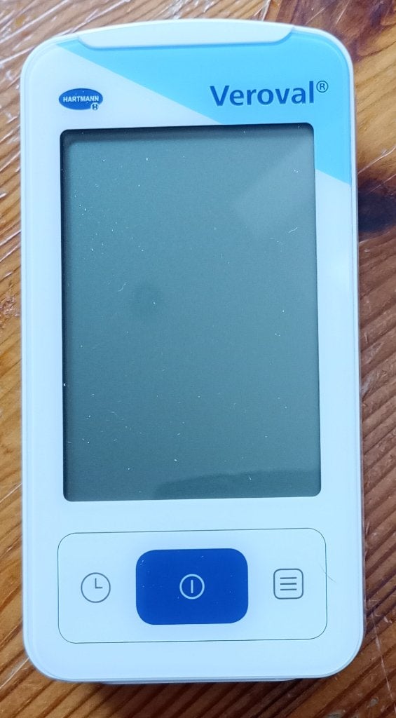 Veroval bloeddrukmeter bovenarm, Diversen, Verpleegmiddelen, Ophalen, Zo goed als nieuw