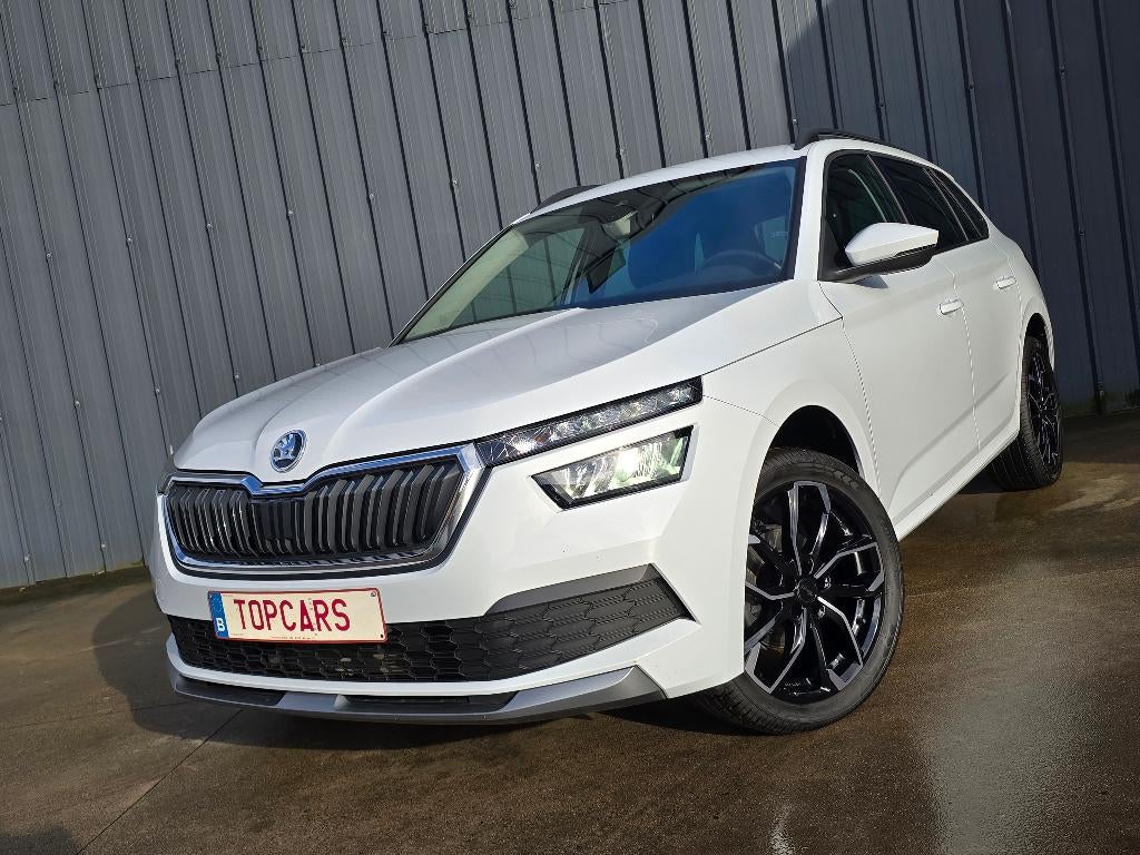 ✔SKODA KAMIQ 1.0 TSI AUTOMATIC 2023❕ 37000 km❗ LED, app-conn, Stof, Wit, Bedrijf, 5 zetels