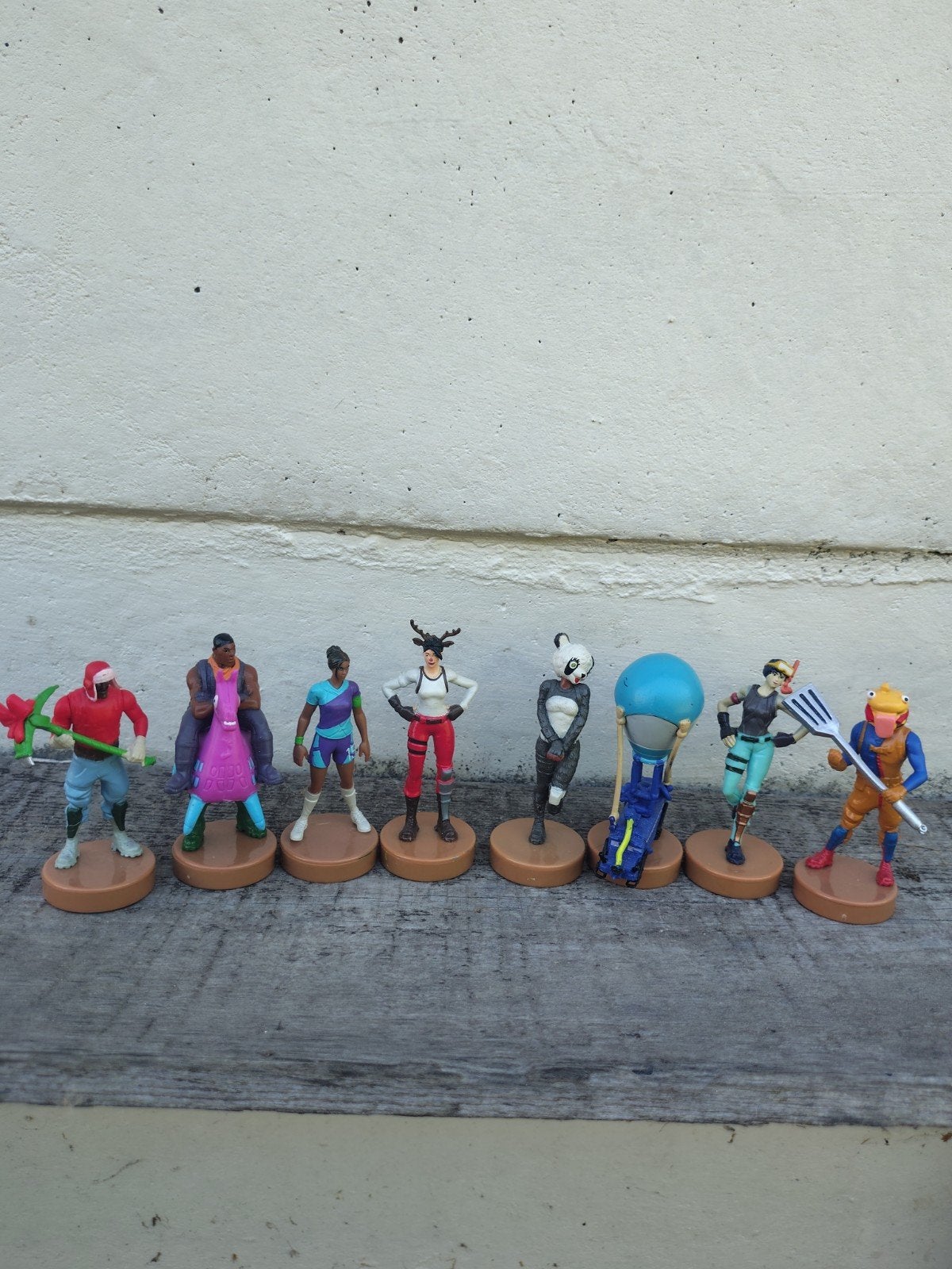 Lot van 8 Fortnite Stampers / Stempelfiguren (PMI) - Diverse, Ophalen of Verzenden