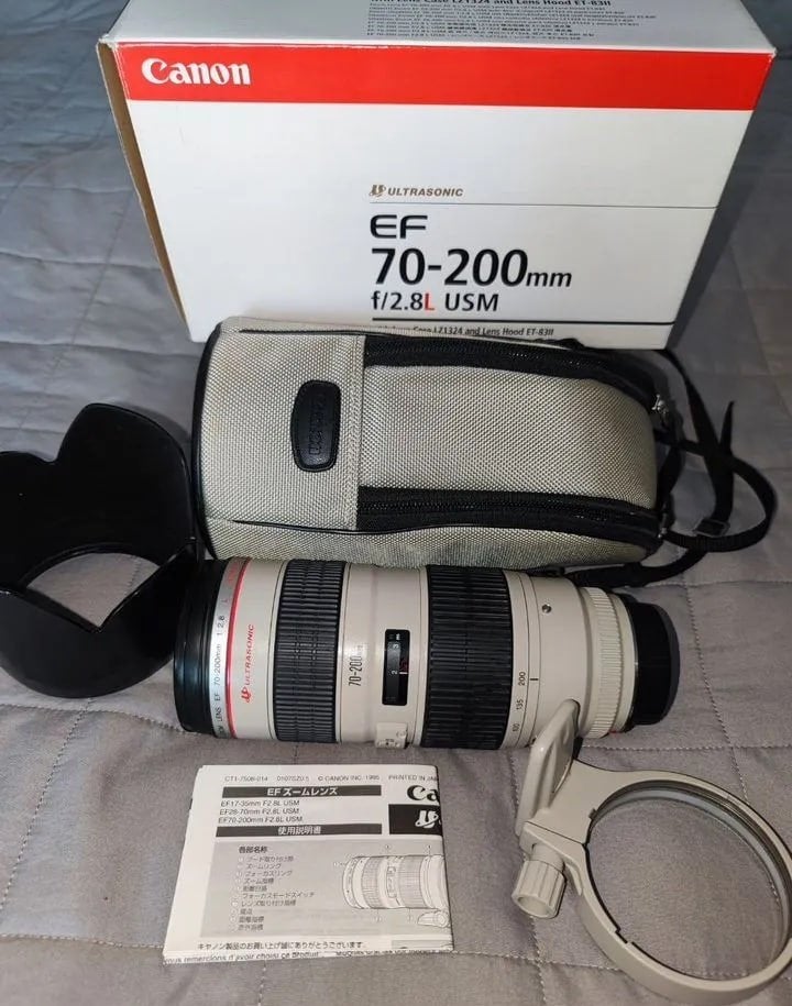 Canon EF 70-200mm f/2.8L USM, Audio, Tv en Foto, Foto | Lenzen en Objectieven, Canon, Beschermhoes/tas, Ophalen of Verzenden, Zo goed als nieuw