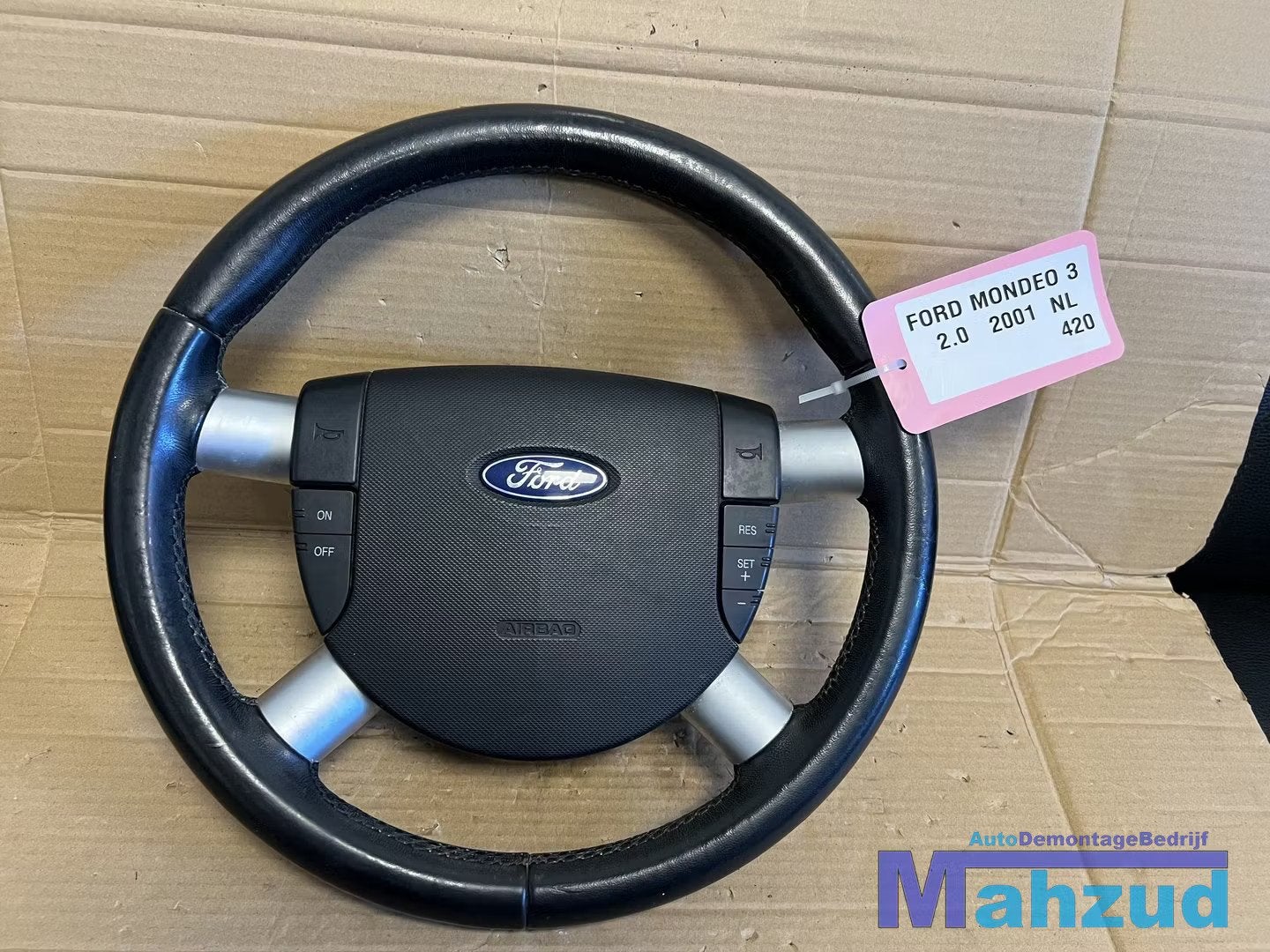 FORD MONDEO 3 Stuurwiel stuur met airbag 2000-2007, Auto-onderdelen, Gebruikt, Info@ford.com, Ford, Ford Motor Company