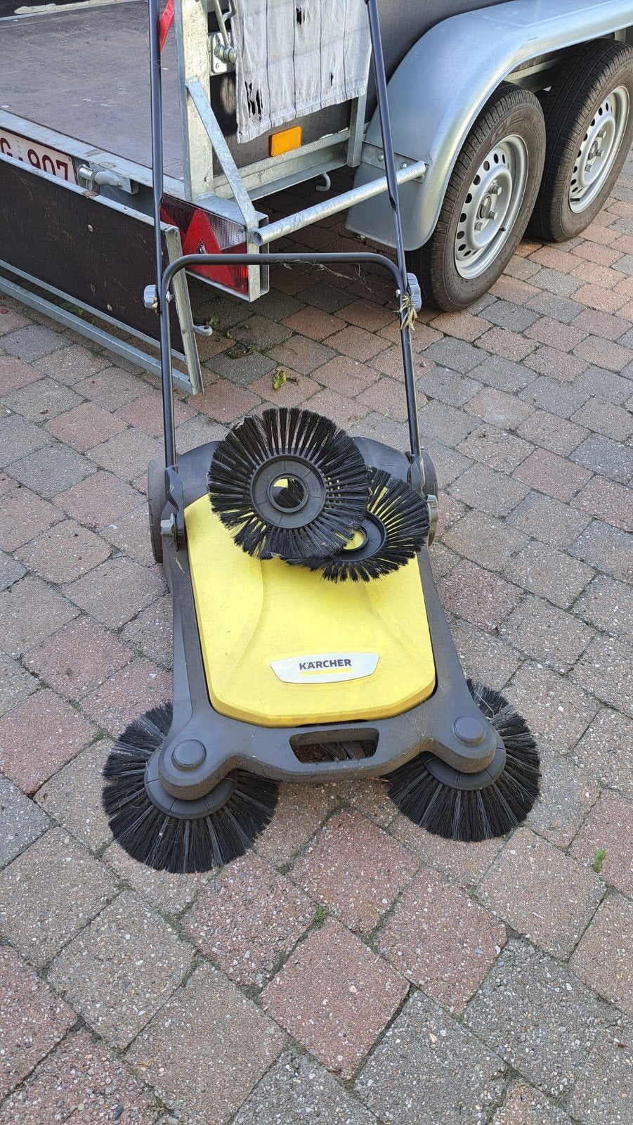 karcher keermachine met nog extra nieuwe borstels, Jardin & Terrasse, Balayeurs, Enlèvement