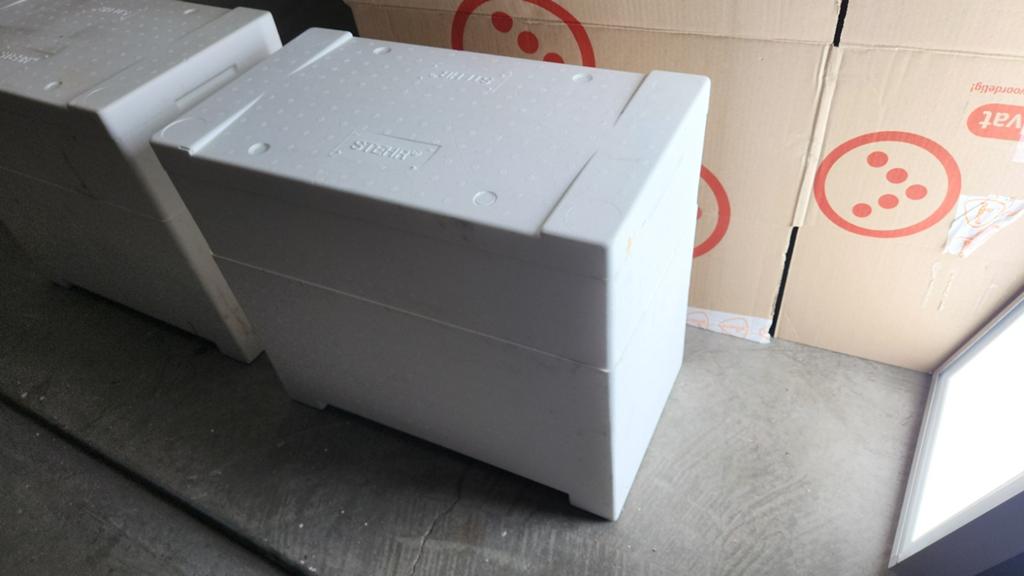 Armoire allemande normale en ruche/polystyrène à 6 fenêtres, Abeilles