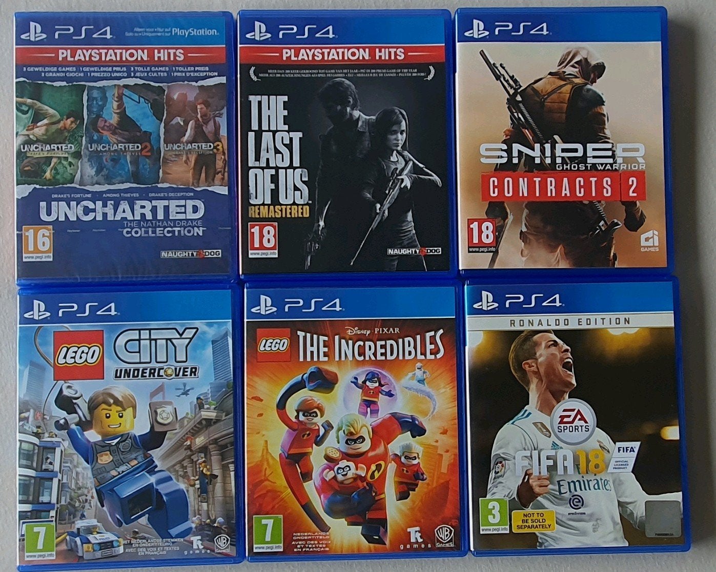 ps4 games allemaal krasvrij ook nog nieuw in folie, Ophalen