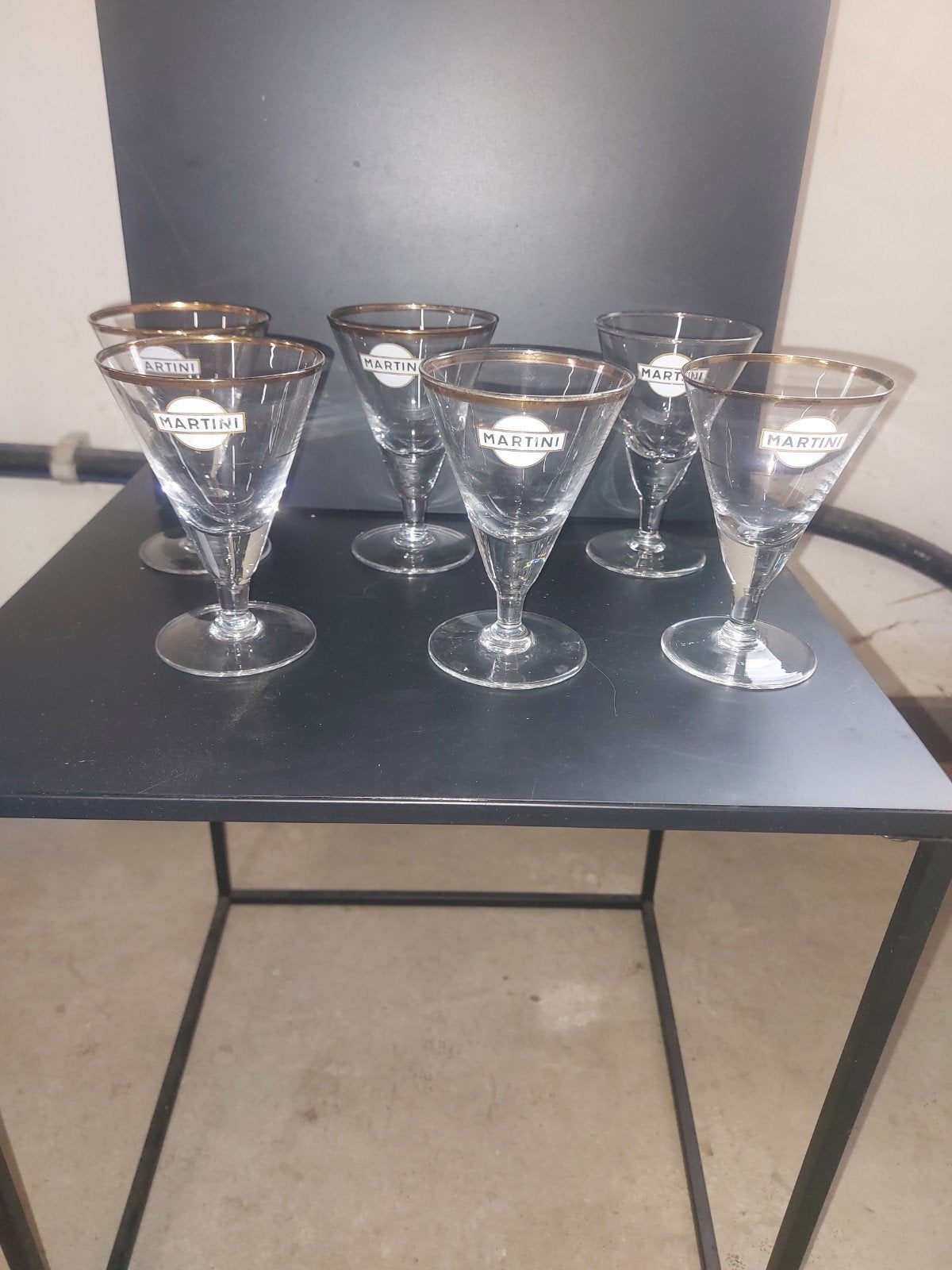 oude Martini glaasjes, Ophalen of Verzenden, Zo goed als nieuw, Borrel- of Shotglas