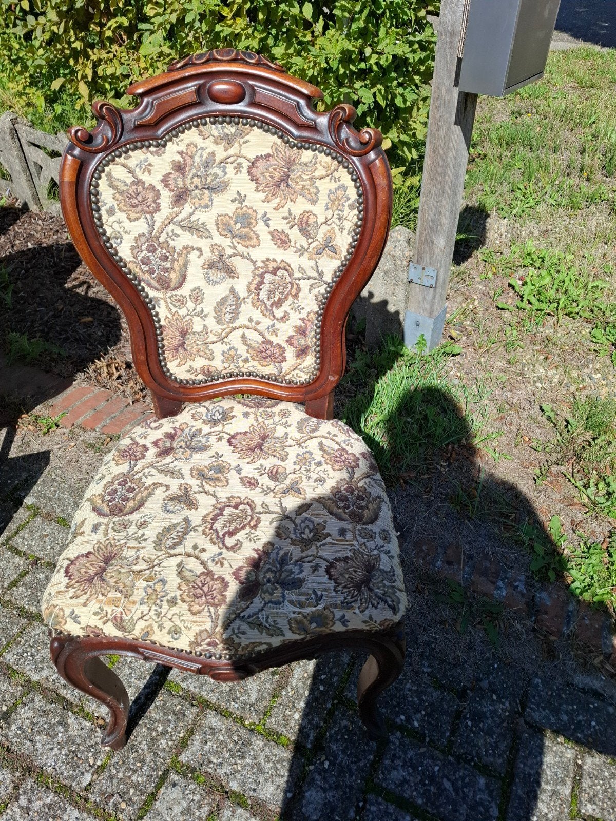 5 stoelen barokstijl voor opmaak, Ophalen
