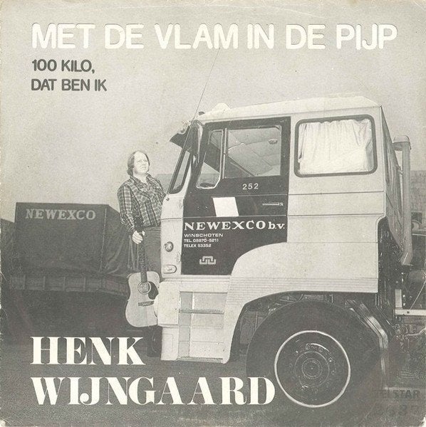 7" Henk Wijngaard – Met De Vlam In De Pijp, 7 inch, Ophalen of Verzenden, Zo goed als nieuw, Nederlandstalig