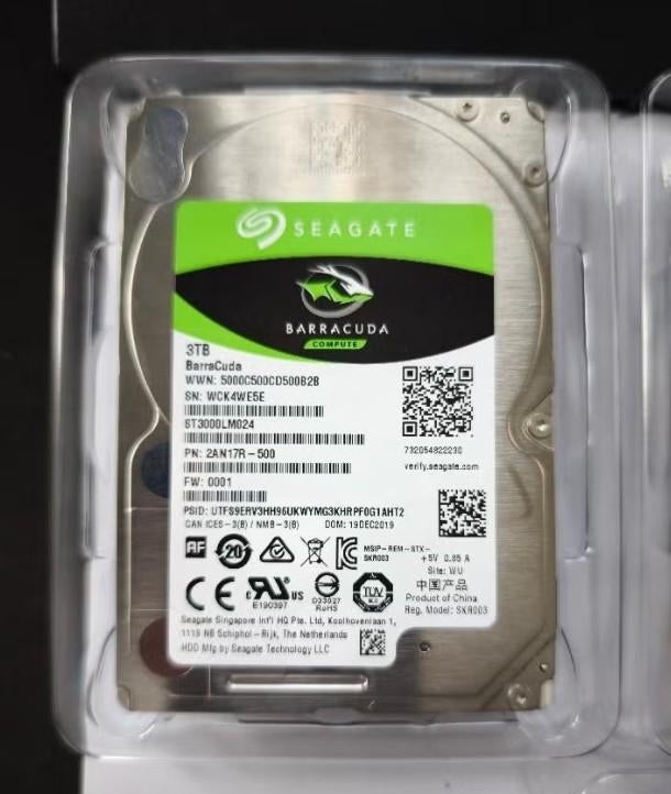Seagate Barracuda 3TB - 2.5", Informatique & Logiciels, Neuf, Interne, Serveur, Enlèvement