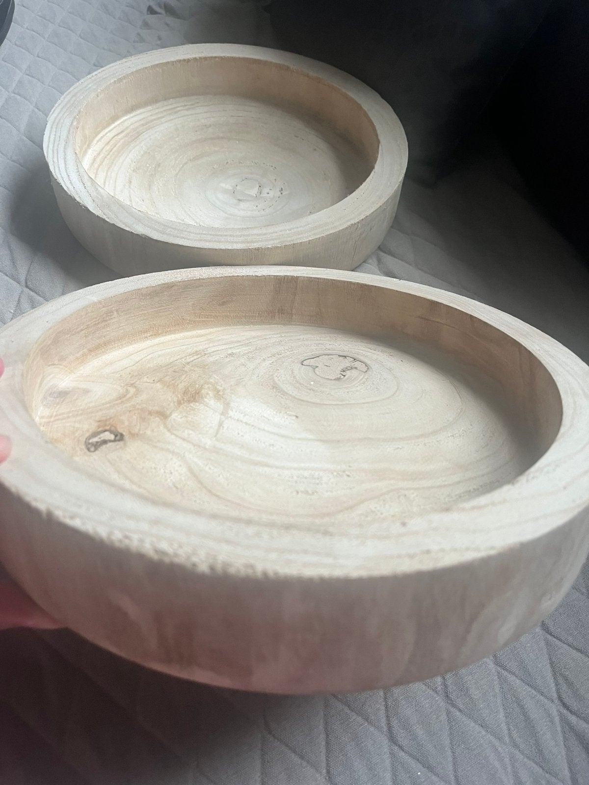 Coupes  en bois Home Accent,   pratique et décoratie, Enlèvement ou Envoi, Comme neuf, Rond, Bois