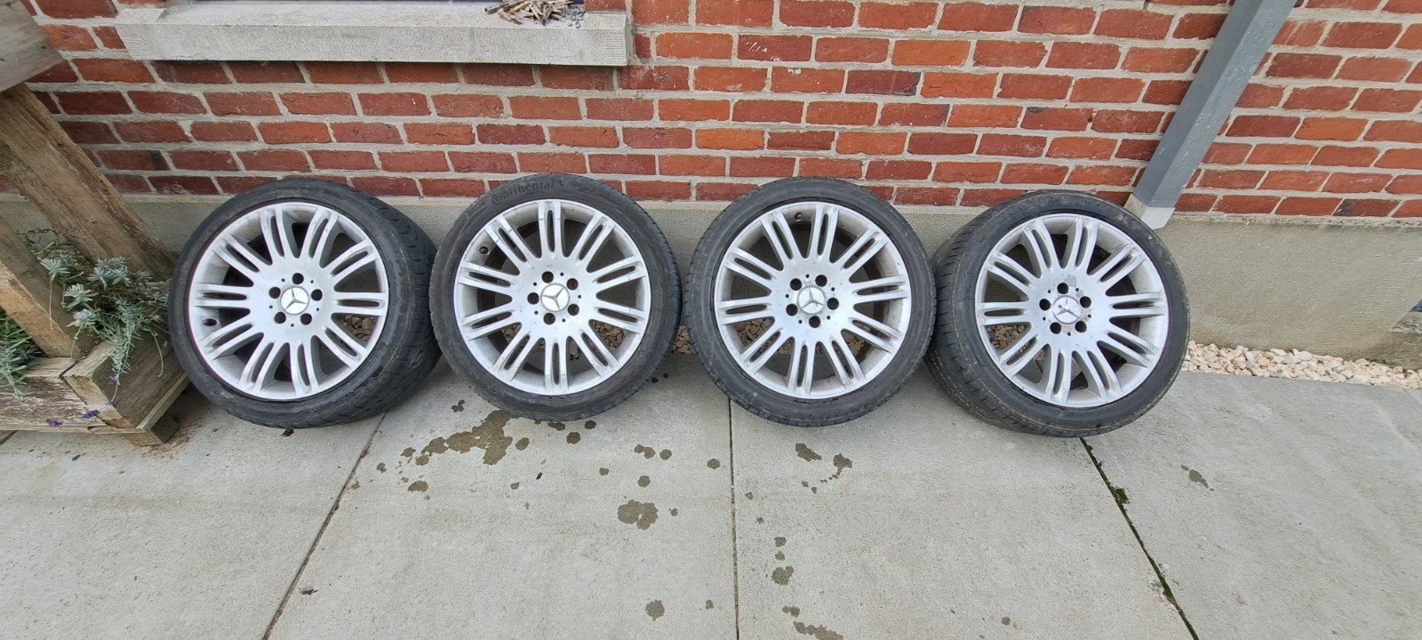 mercedes e- klasse w211  originele velgen, Ophalen, 18 inch, Gebruikt, Banden en Velgen