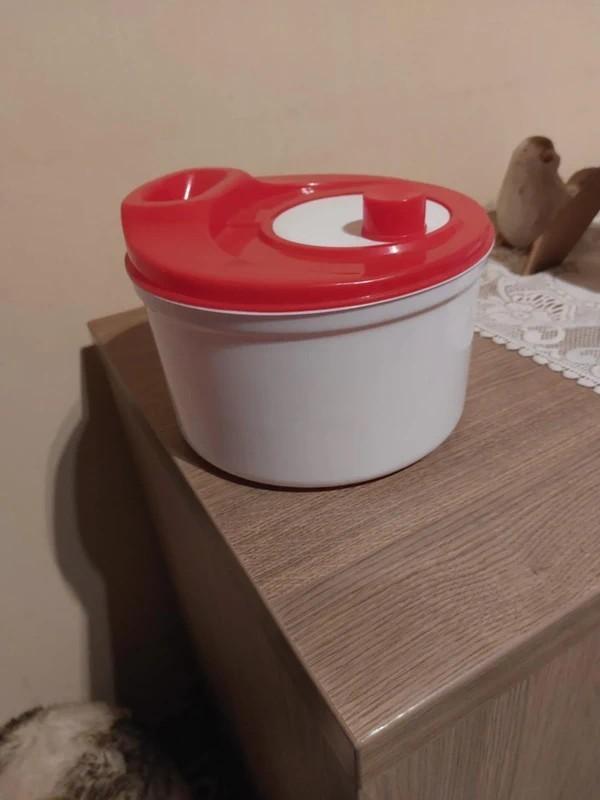 slazwierder met zwengel / rood-wit, Huis en Inrichting, Keuken | Keukenbenodigdheden, Overige typen, Ophalen of Verzenden, Zo goed als nieuw