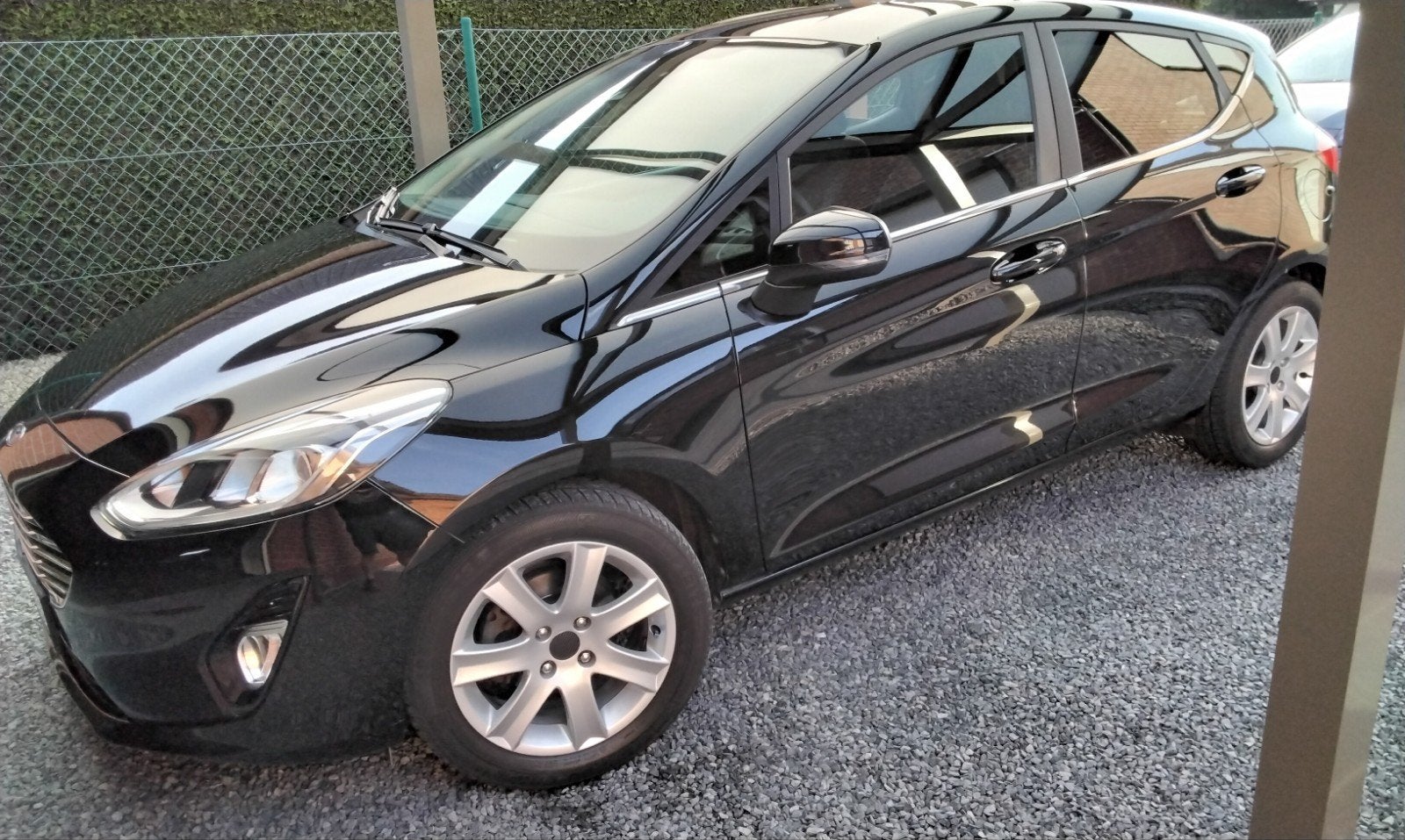 ford fiesta titanium 2021, Auto's, Ford, Voorwielaandrijving, Stof, Euro 6, Zwart