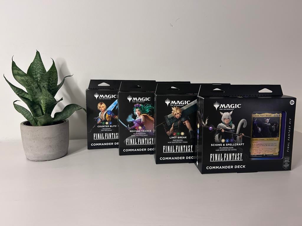 Magic : The Gathering - Decks de Final Fantasy Commander, Hobby & Loisirs créatifs, Enlèvement ou Envoi, Neuf, Deck game, Foil