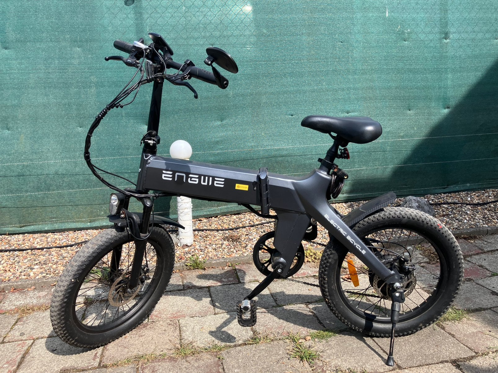 Elektrische fatbike ENGWE, Fietsen en Brommers, Fietsen | Vouwfietsen, Gebruikt, Versnellingen, Totaal opvouwbaar, Schijfrem