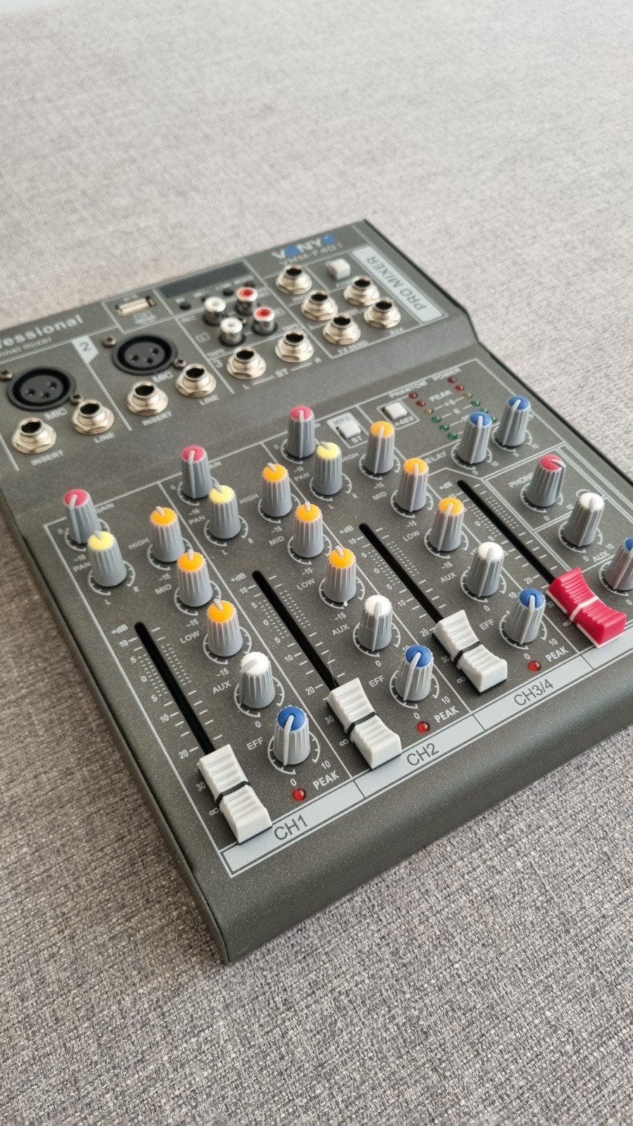 Vonyx VMM-F401 mixer, Muziek en Instrumenten, Ophalen of Verzenden, Zo goed als nieuw, Minder dan 5 kanalen, Microfooningang