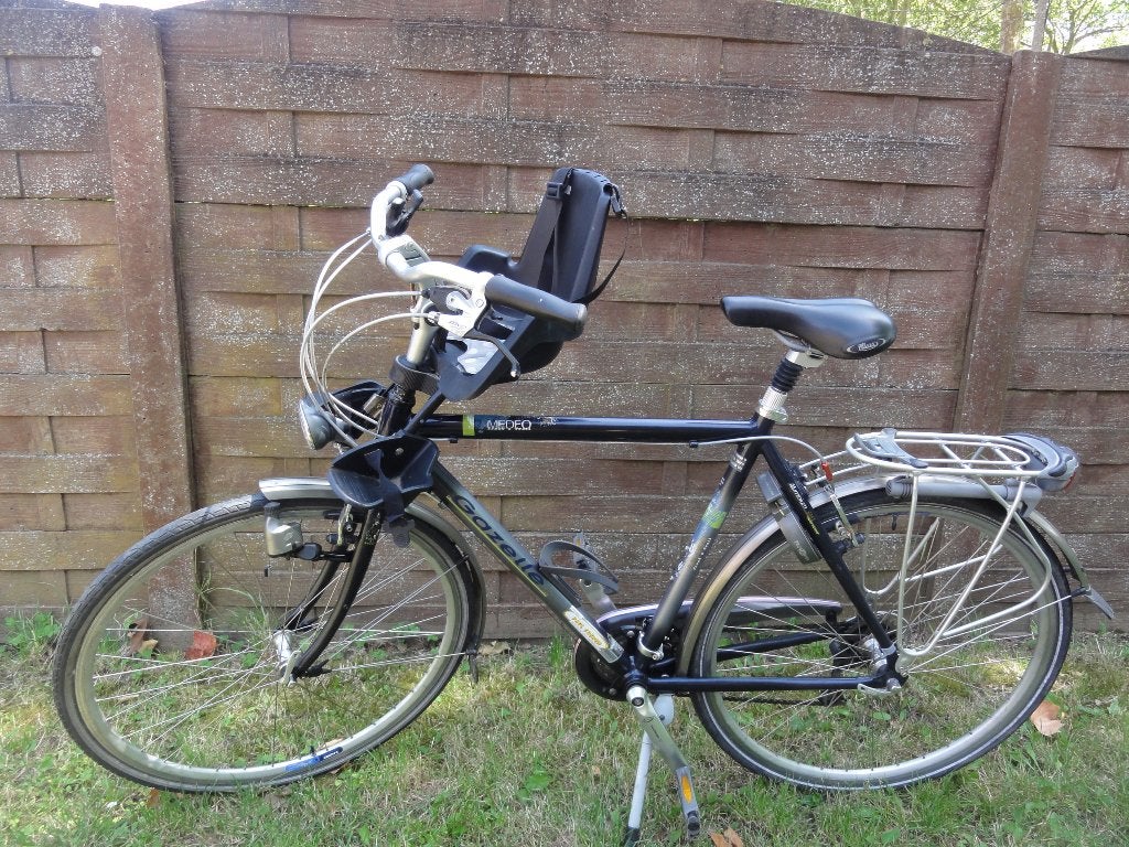 Gazelle Medeo Track & Trail herenfiets met kinderzitje 85 eu, Ophalen, Gazelle, Versnellingen