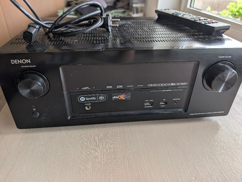 DENON AVR-X2200W Receiver, Audio, Tv en Foto, Versterkers en Ontvangers, Gebruikt, Denon, Ophalen of Verzenden, 60 tot 120 watt