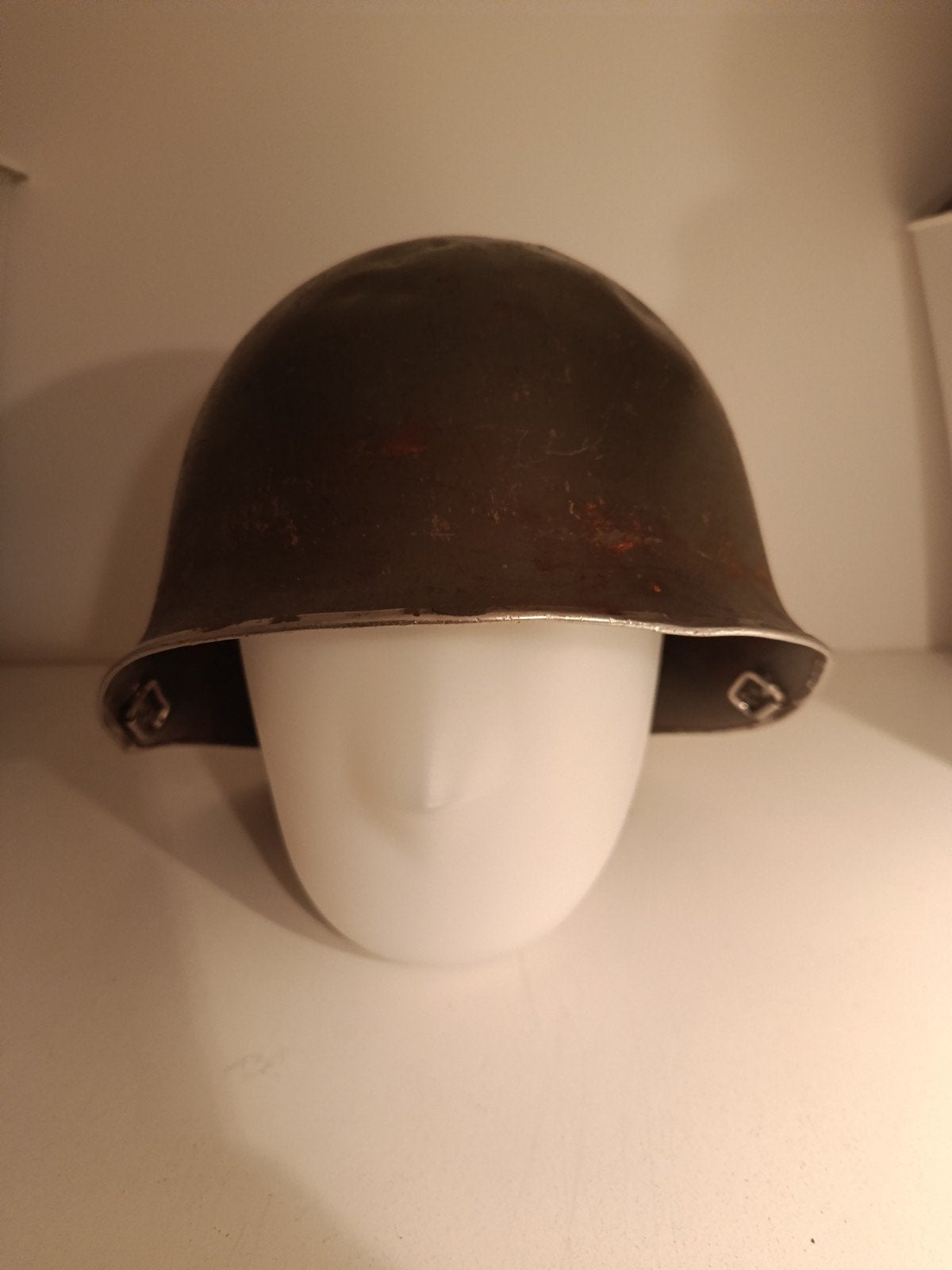 Amerikaanse M1 Helm WO2, Verzamelen, Ophalen of Verzenden, Landmacht, Helm of Baret